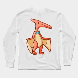 Cute pterodactyl, dino, dinosaur, pterodactyl Long Sleeve T-Shirt